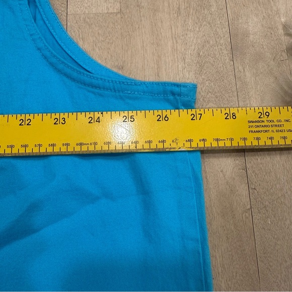 Koret Women's Light Blue Denim Vest Size 24W Teal Aquamarine Western Cottage - Picture 7 of 8
